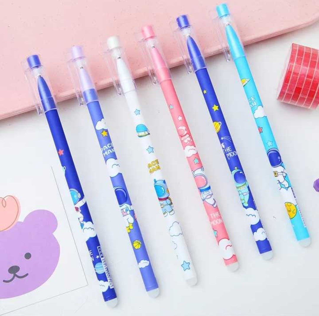 Space Design Erasable Pen set. 12 pens in a set. High quality.