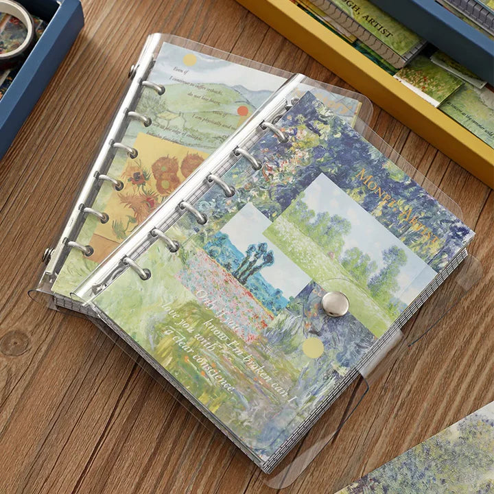 Van Gogh art journals and scrapbook gift set