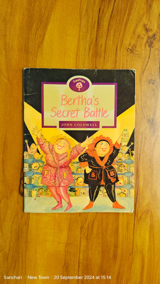 Berthas secret battle Colourful picture illustrated Book Paperback excellent condition