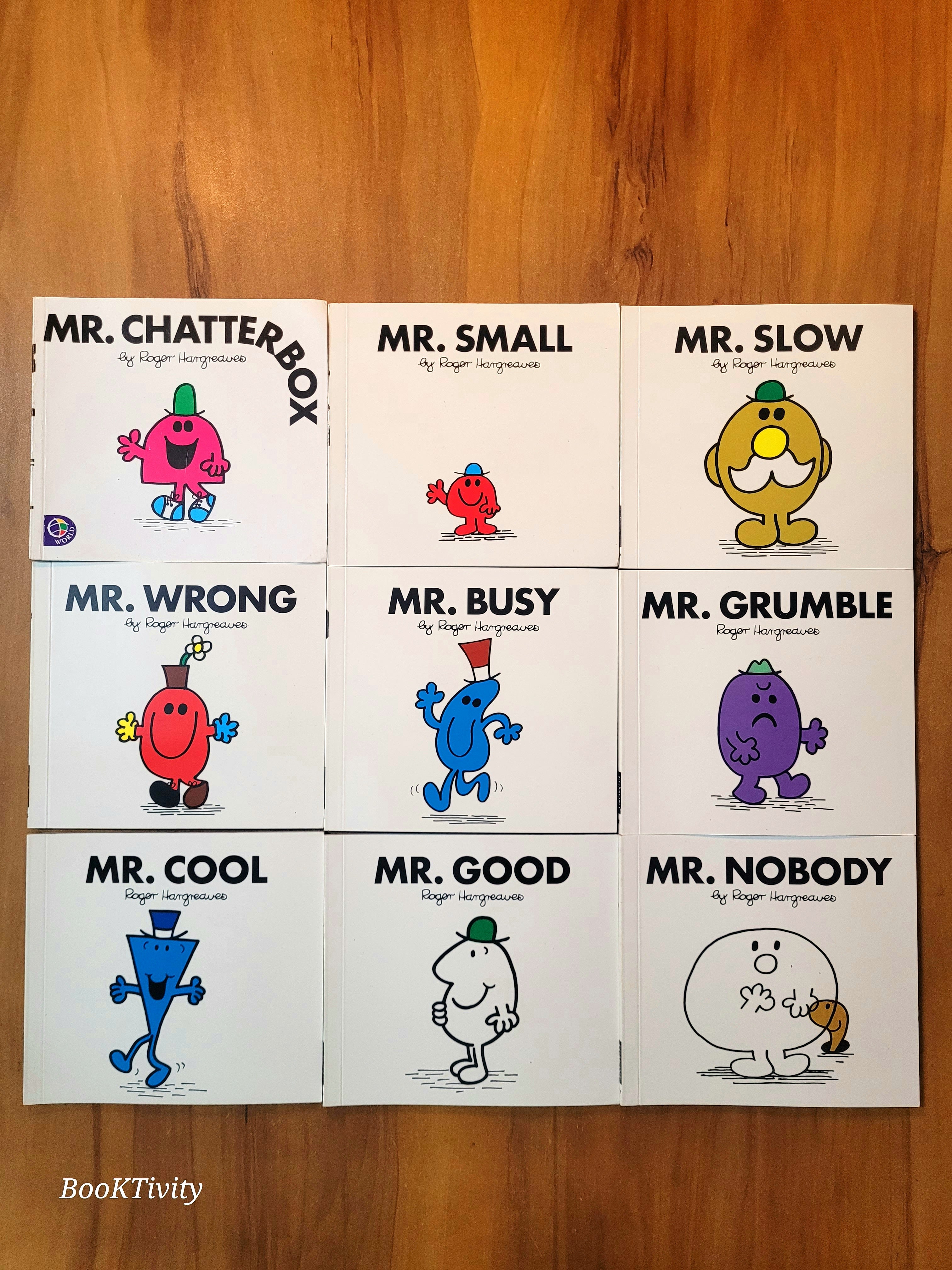 Mr Men series set of 9 new paperback