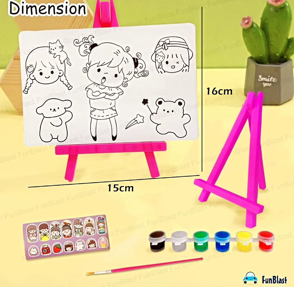 Kids drawing set. Best for gifting return gift party gift diy set. 1pc.