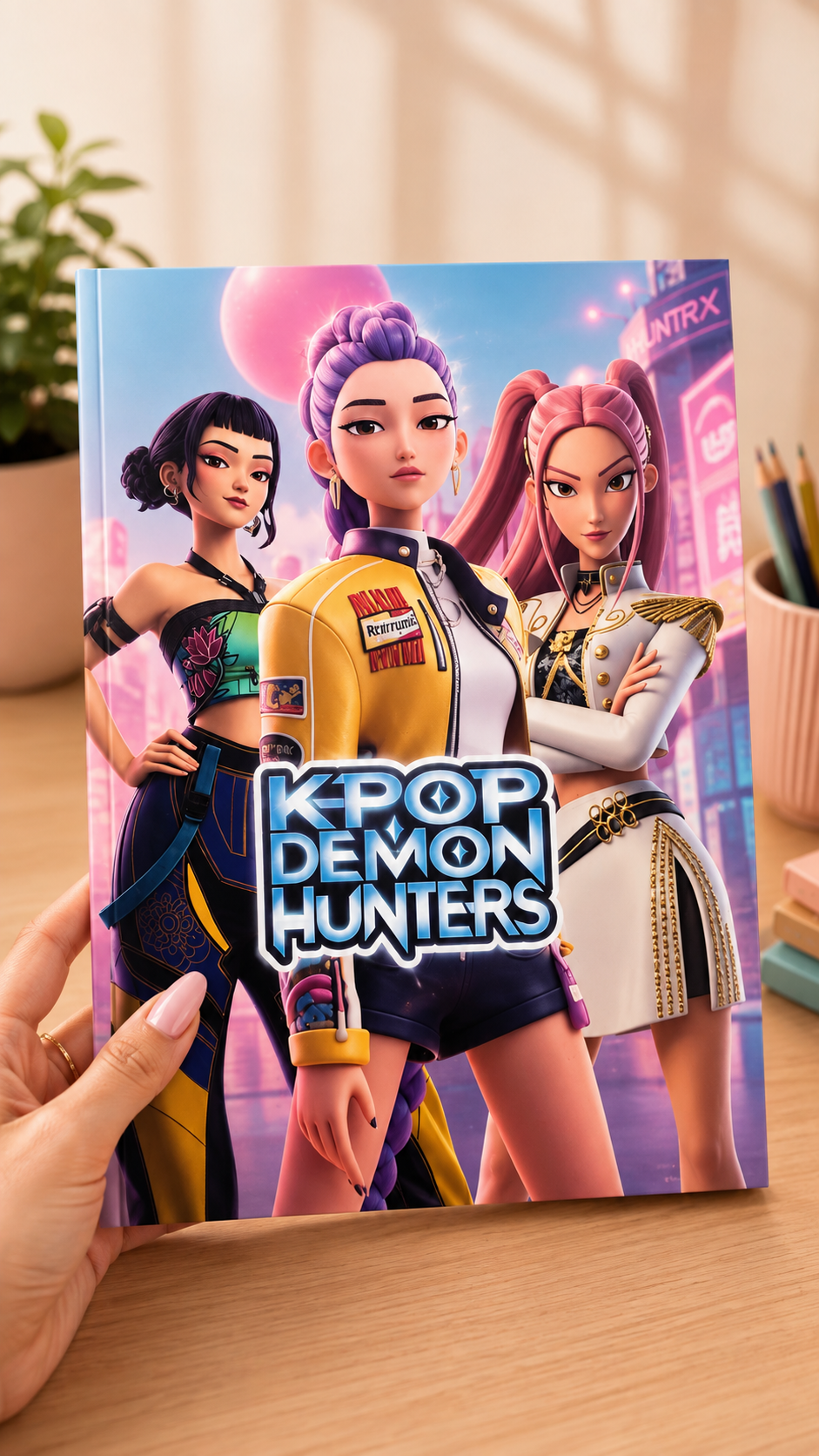 Kpop Demon Hunter Colouring book for all ages