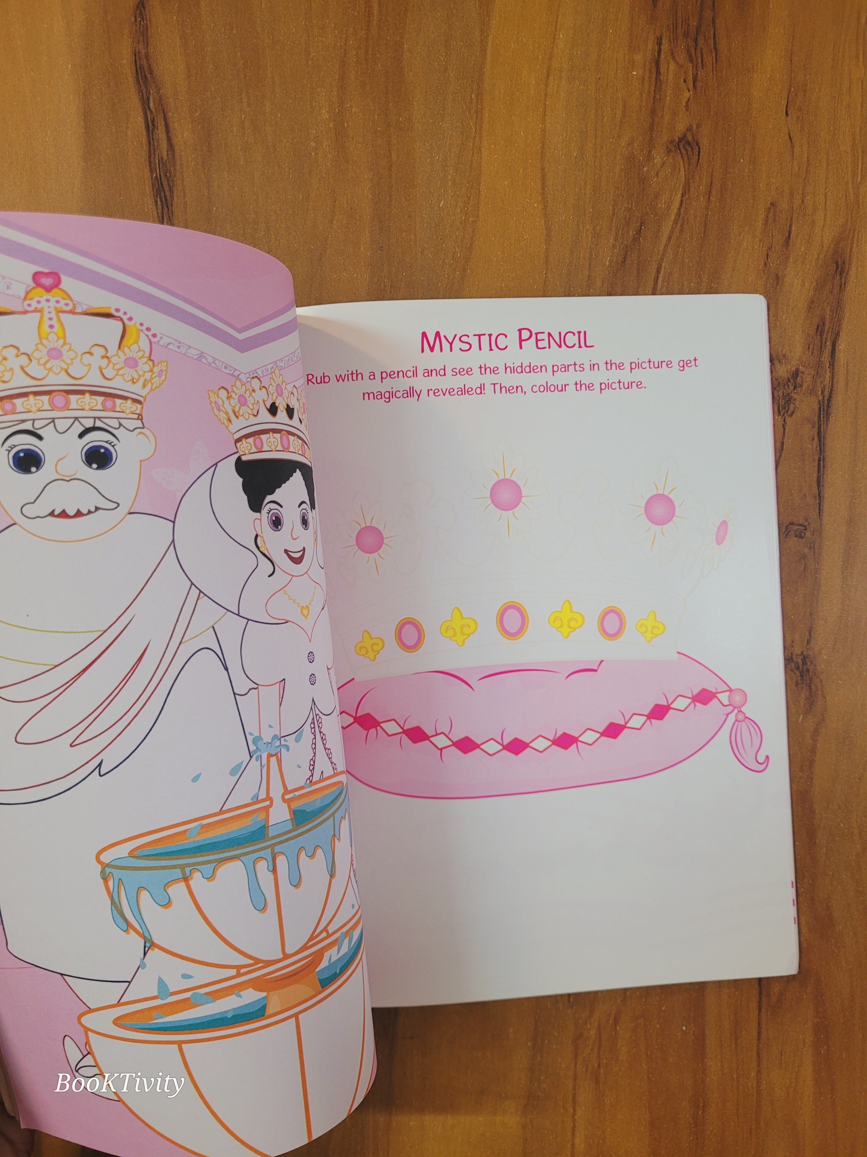 Prince and Princesses 5 in 1 colouring and stickers activity book