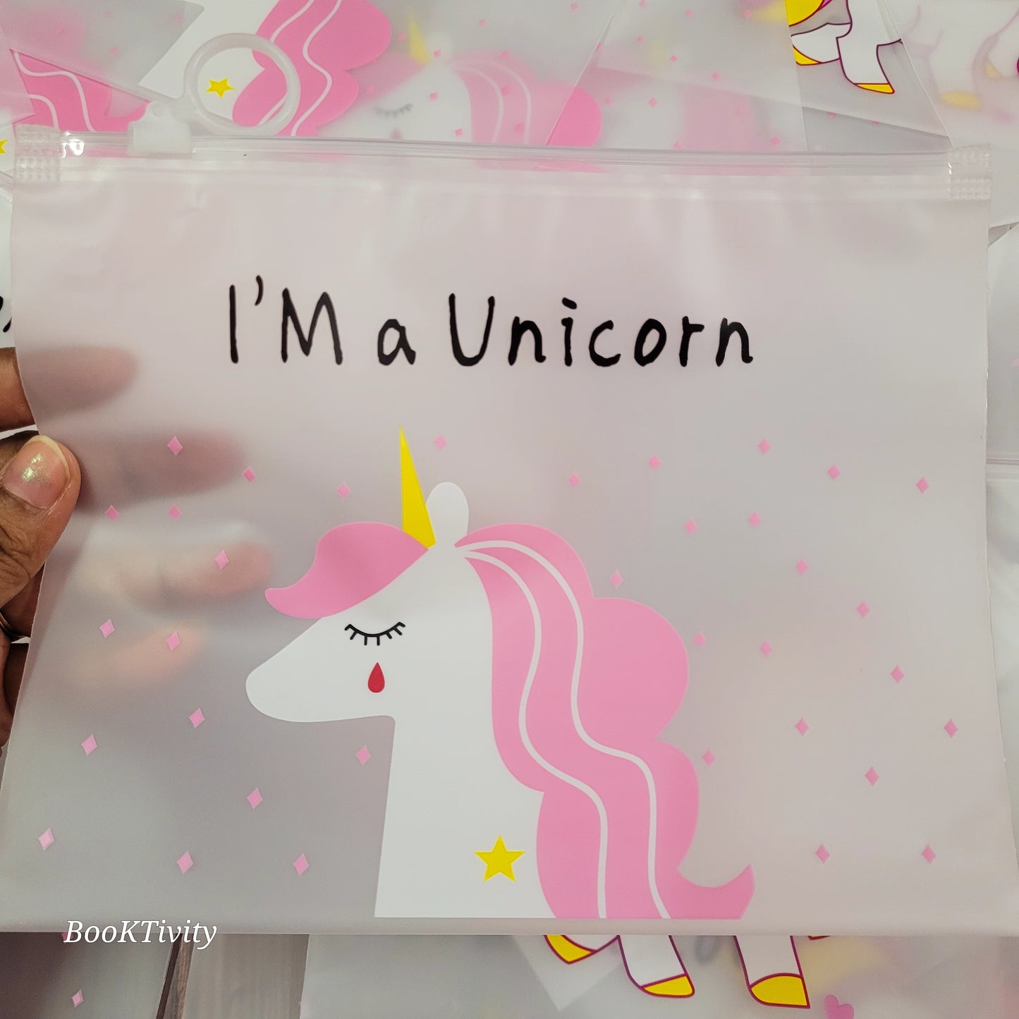 Unicorn pouch with Zip