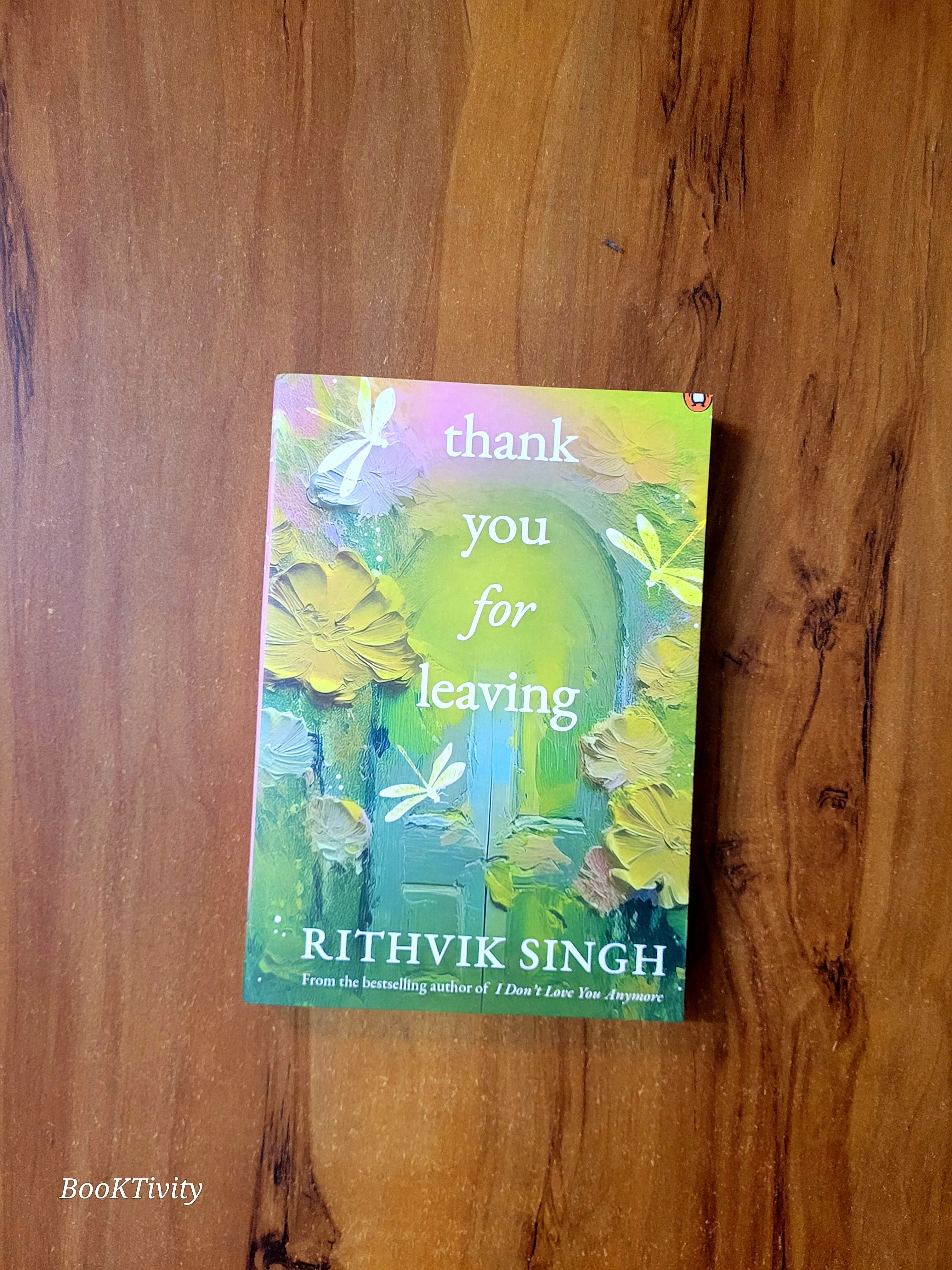 Thank you for leaving.