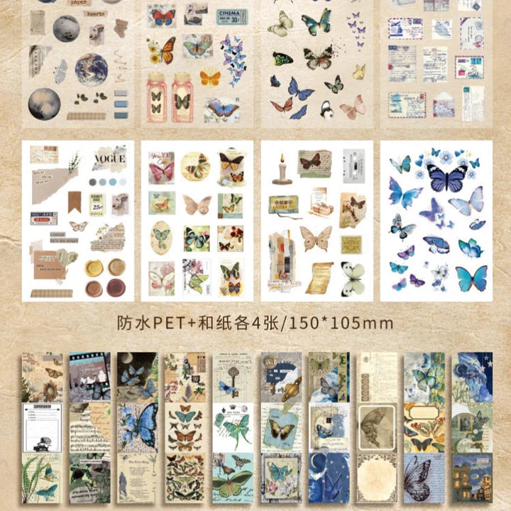 Butterfly night garden an exclusive journal scrapbook gift set