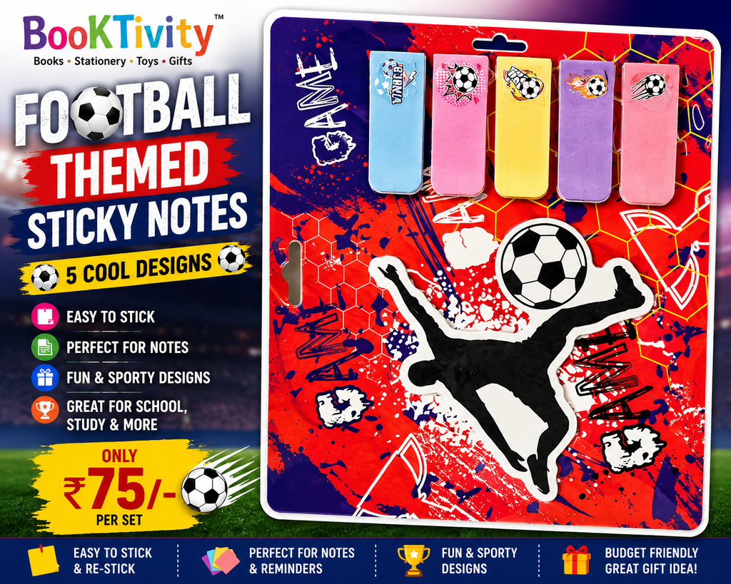 Football themed sticky notes best to gift for boys