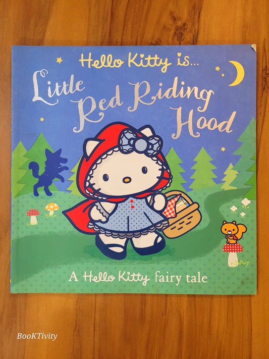 Hello Kitty is little red Riding Hood preloved paperback big size story book coloured illustrated excellent condition