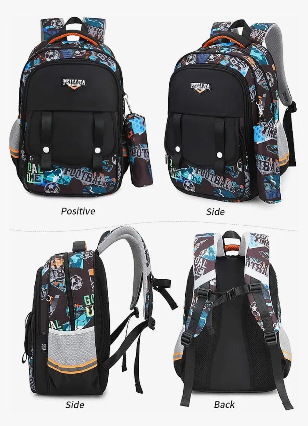 Boys school bag suitable for age 8-12 grade 4-8 waterproof very sturdy.