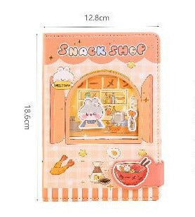 Fancy kawaii notebook printed beautiful inside pages with magnetic lock and very attractive kids friendly design and colours.