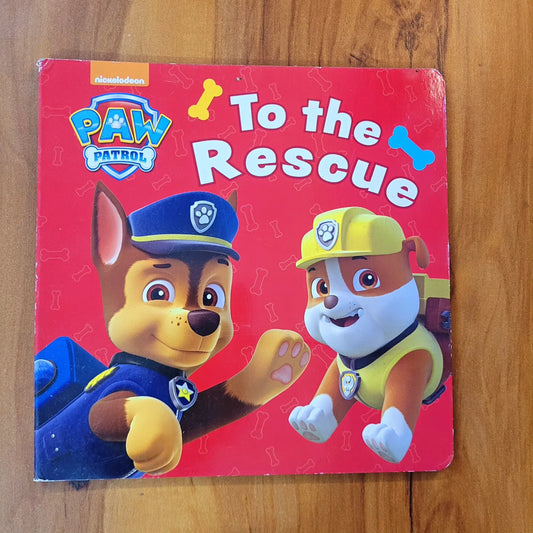 To the Rescue paw patrol boardbook excellent condition