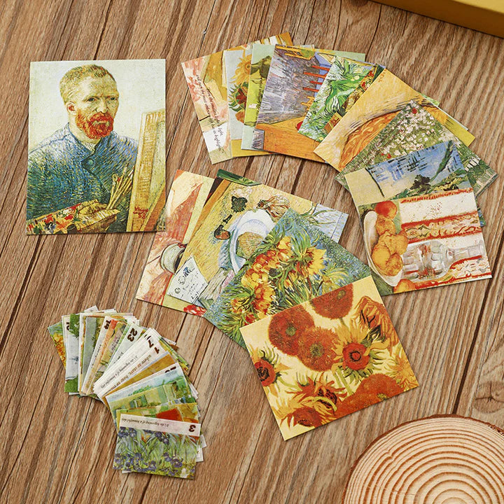 Van Gogh art journals and scrapbook gift set