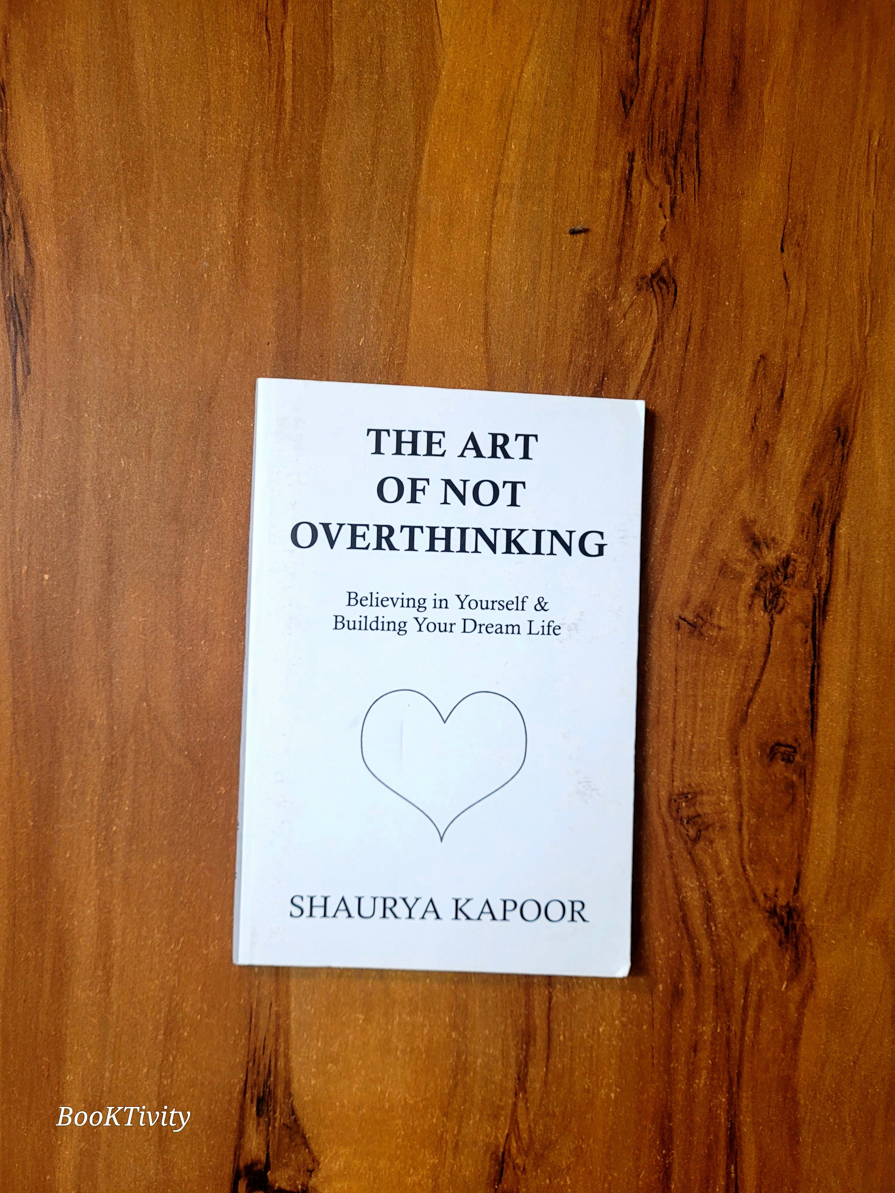 The art of not overthinking.