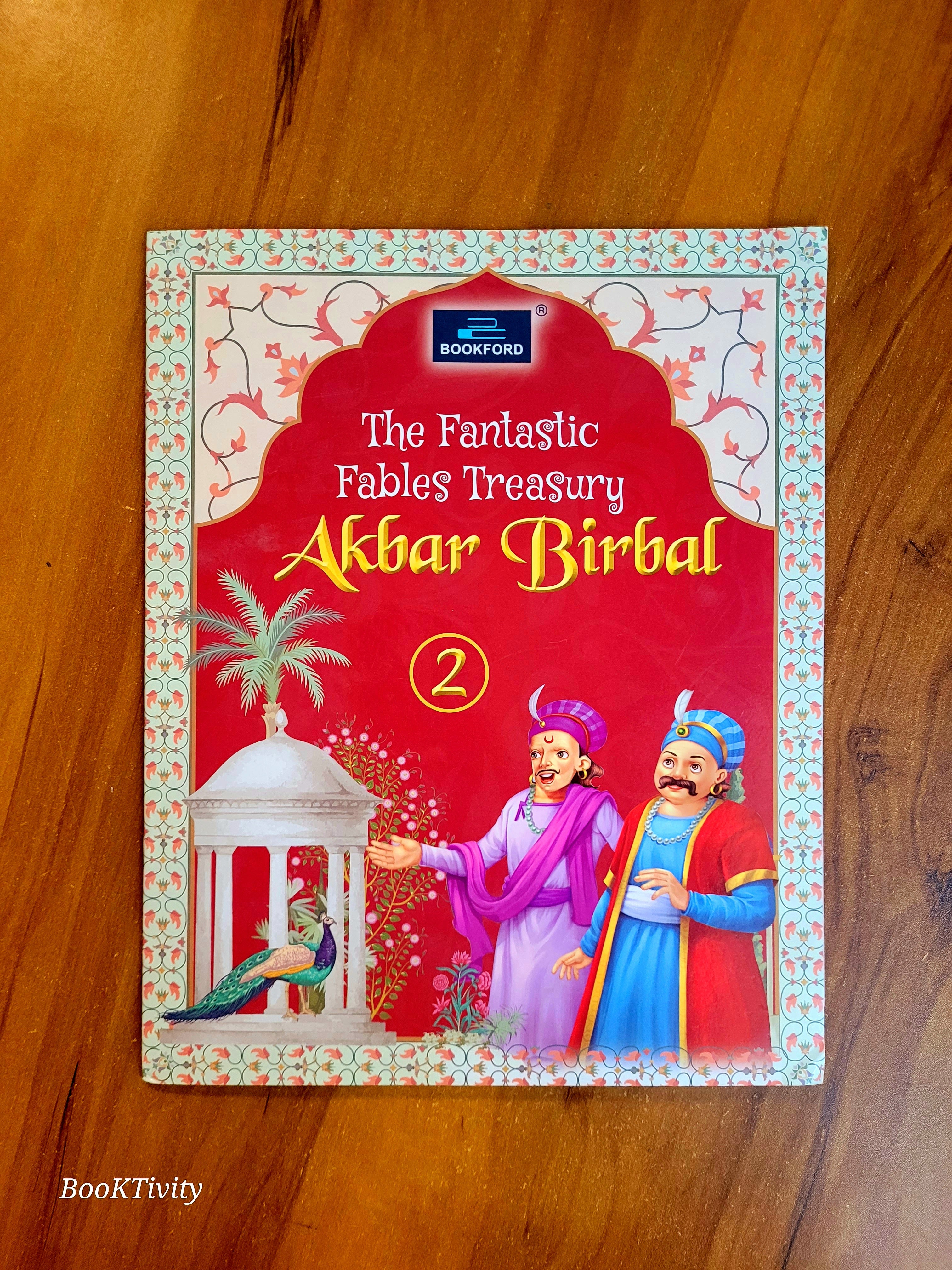 Akbar Birbal stories big prints colourful.