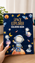Space explorer Colouring book for all ages