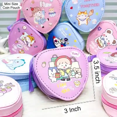 Kawaii coin bags small cute bag for essentials Random design