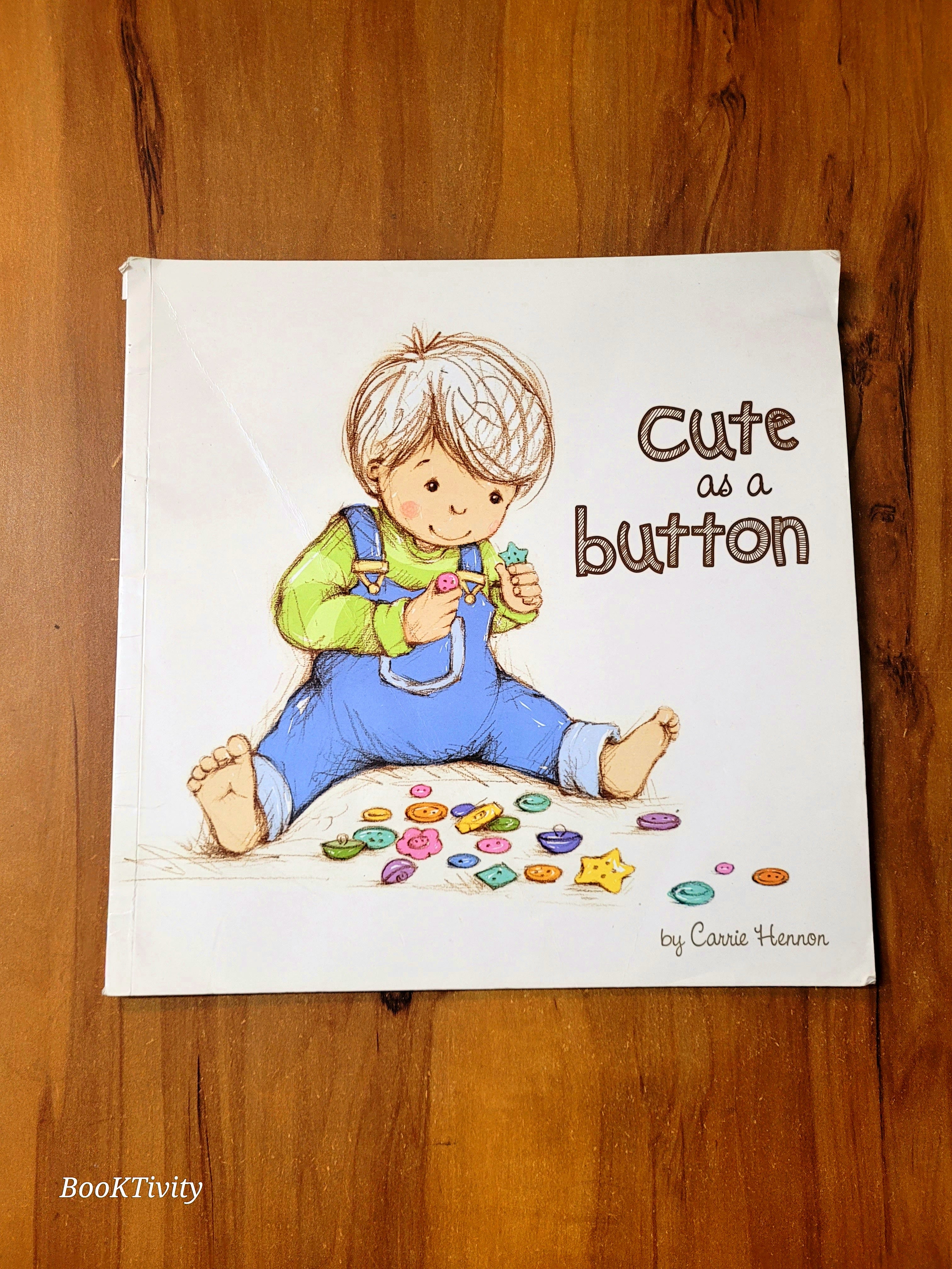 Cute as a button. Big size paperback excellent condition colour illustrated Story Book.