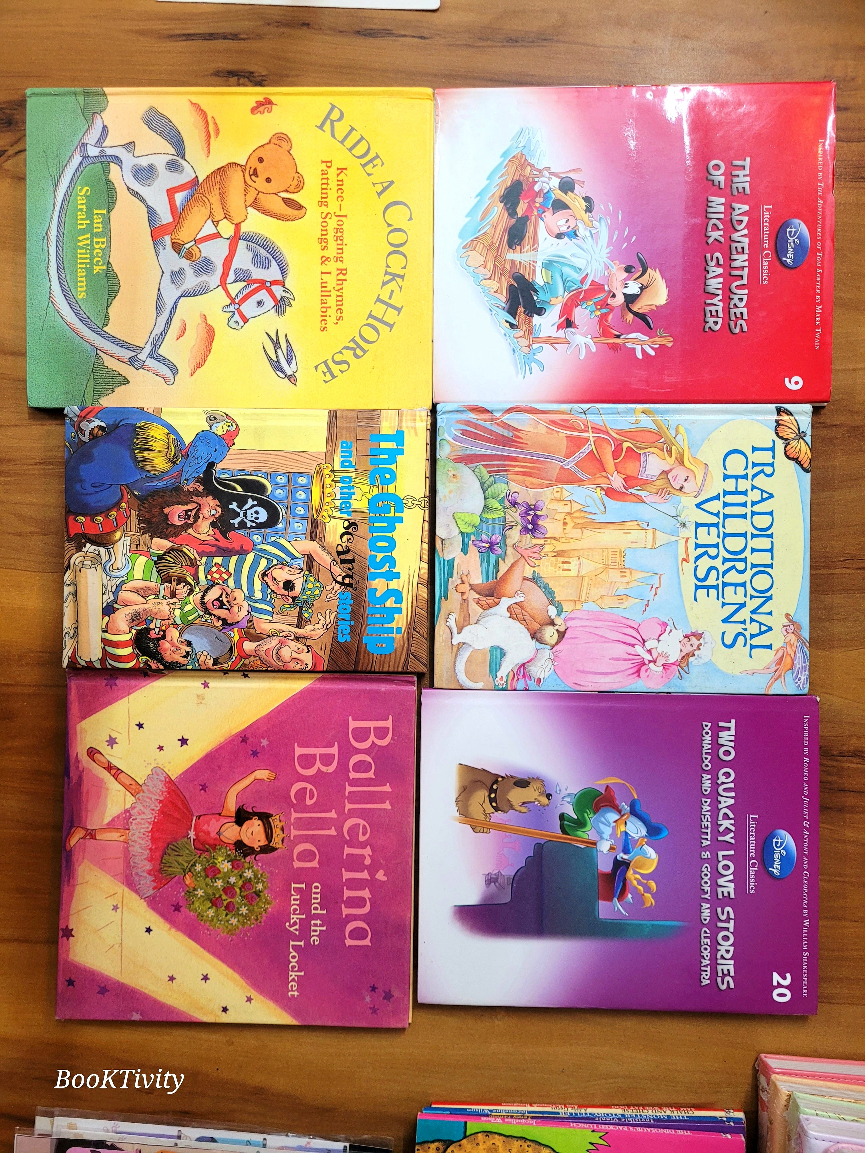 Children's colour illustrated Story Book hardcover combo of 6