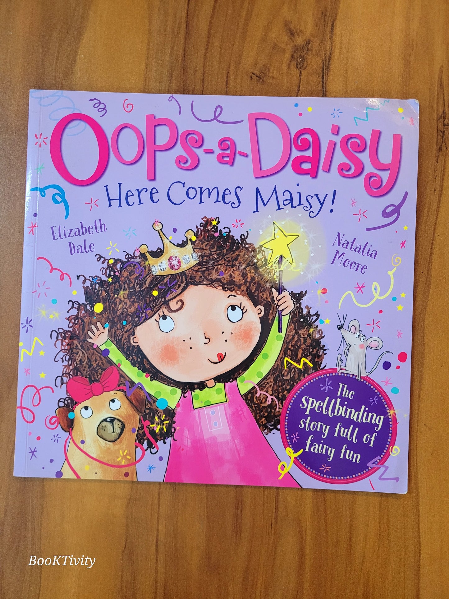 Oops-a- Daisy here comes Maisy preloved paperback big size story book coloured illustrated excellent condition