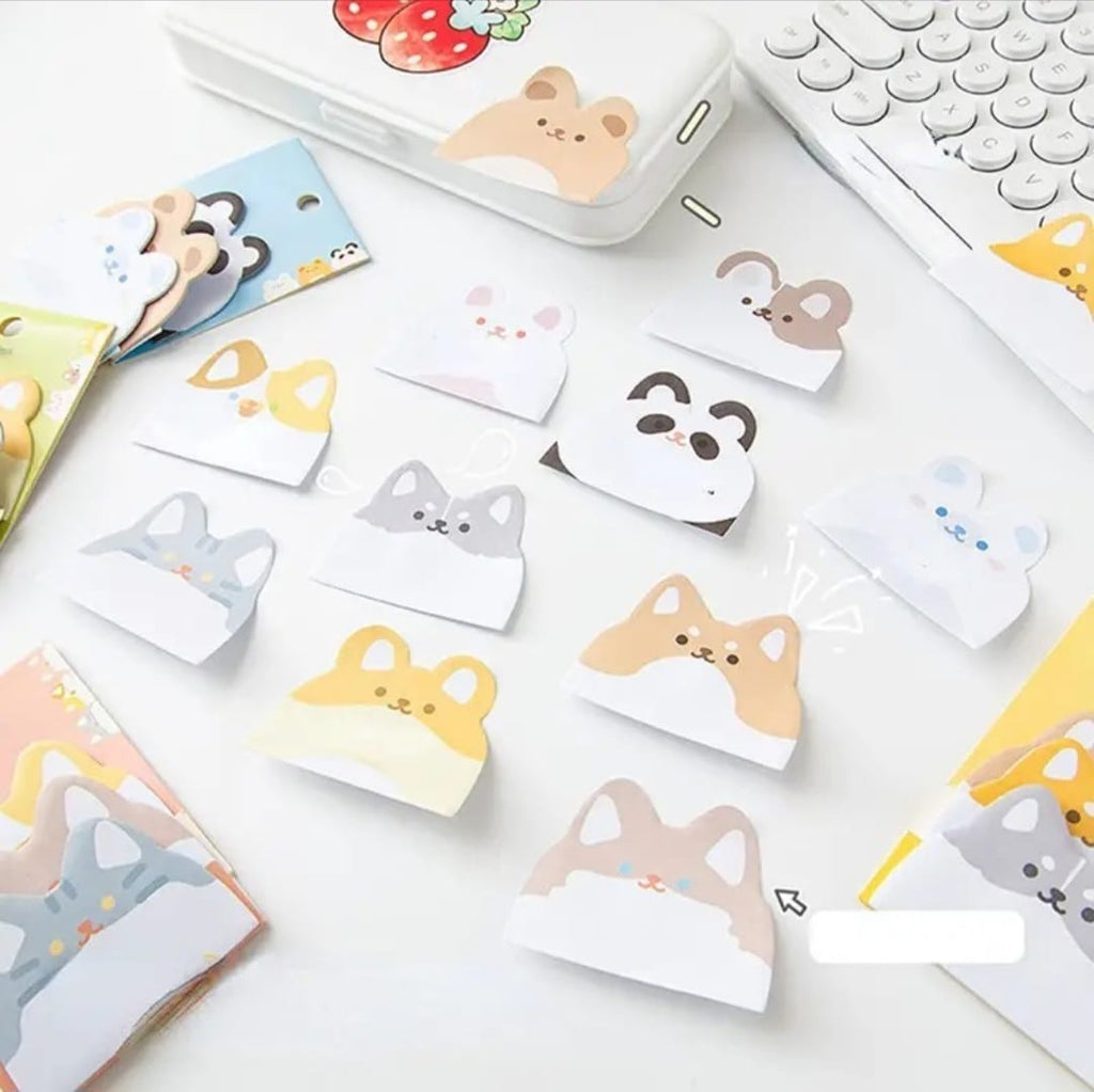 Cute cat sticky note. Each pack has 3 different design.Pack of 4. Total 12 design.