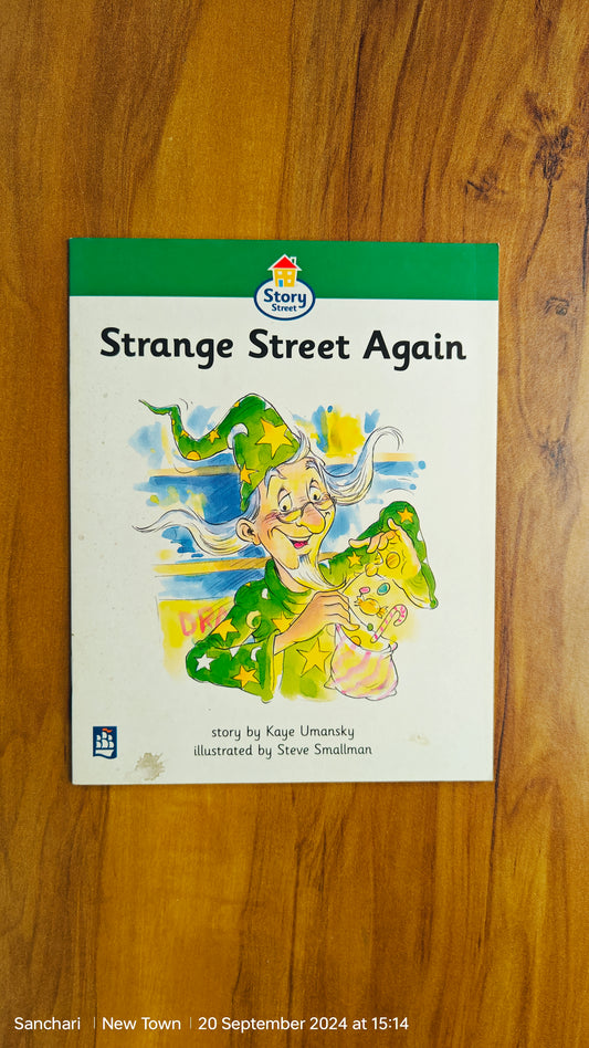 Strange street again Colourful picture illustrated Story Book Paperback excellent condition