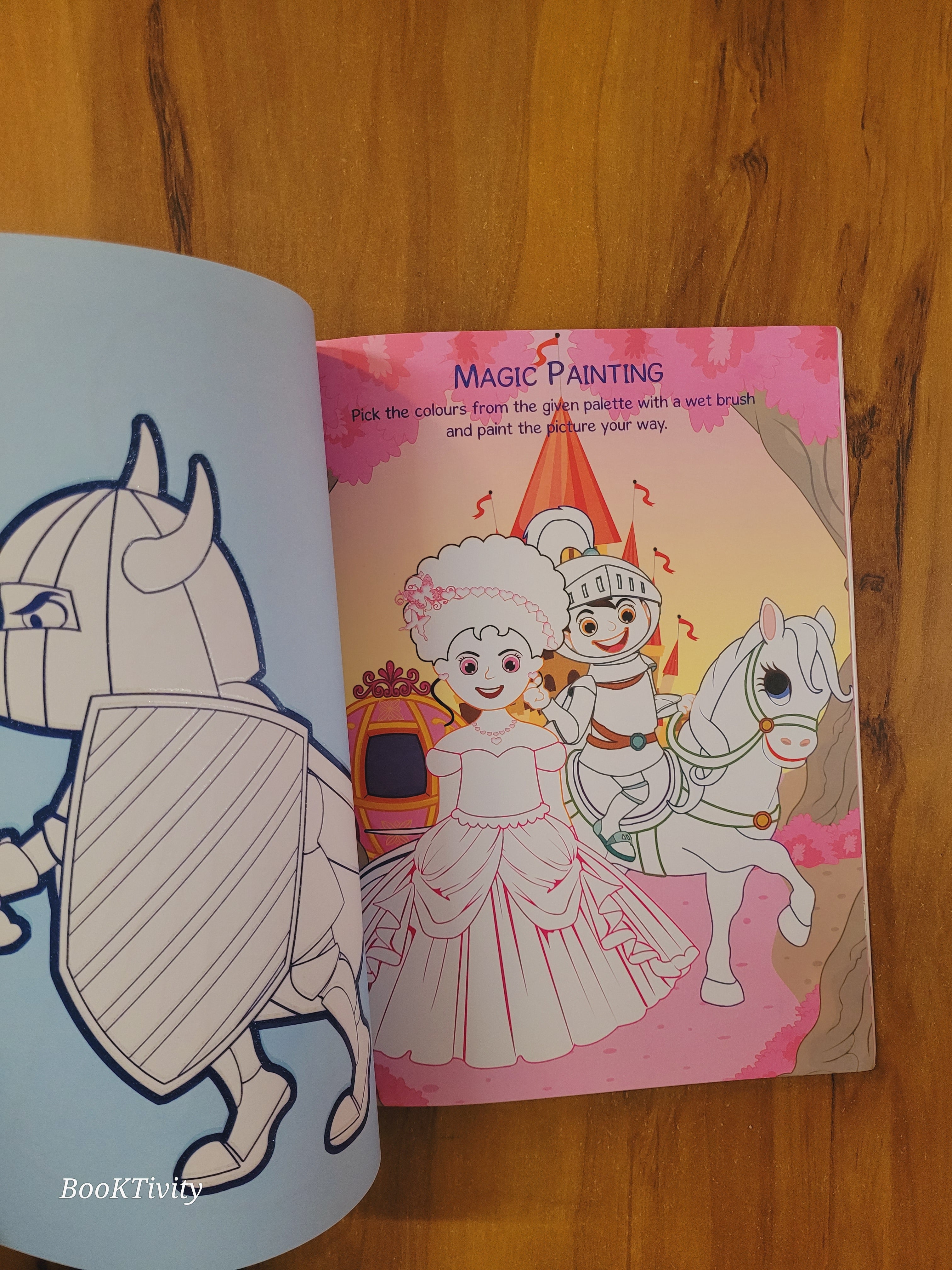 Prince and Princesses 5 in 1 colouring and stickers activity book