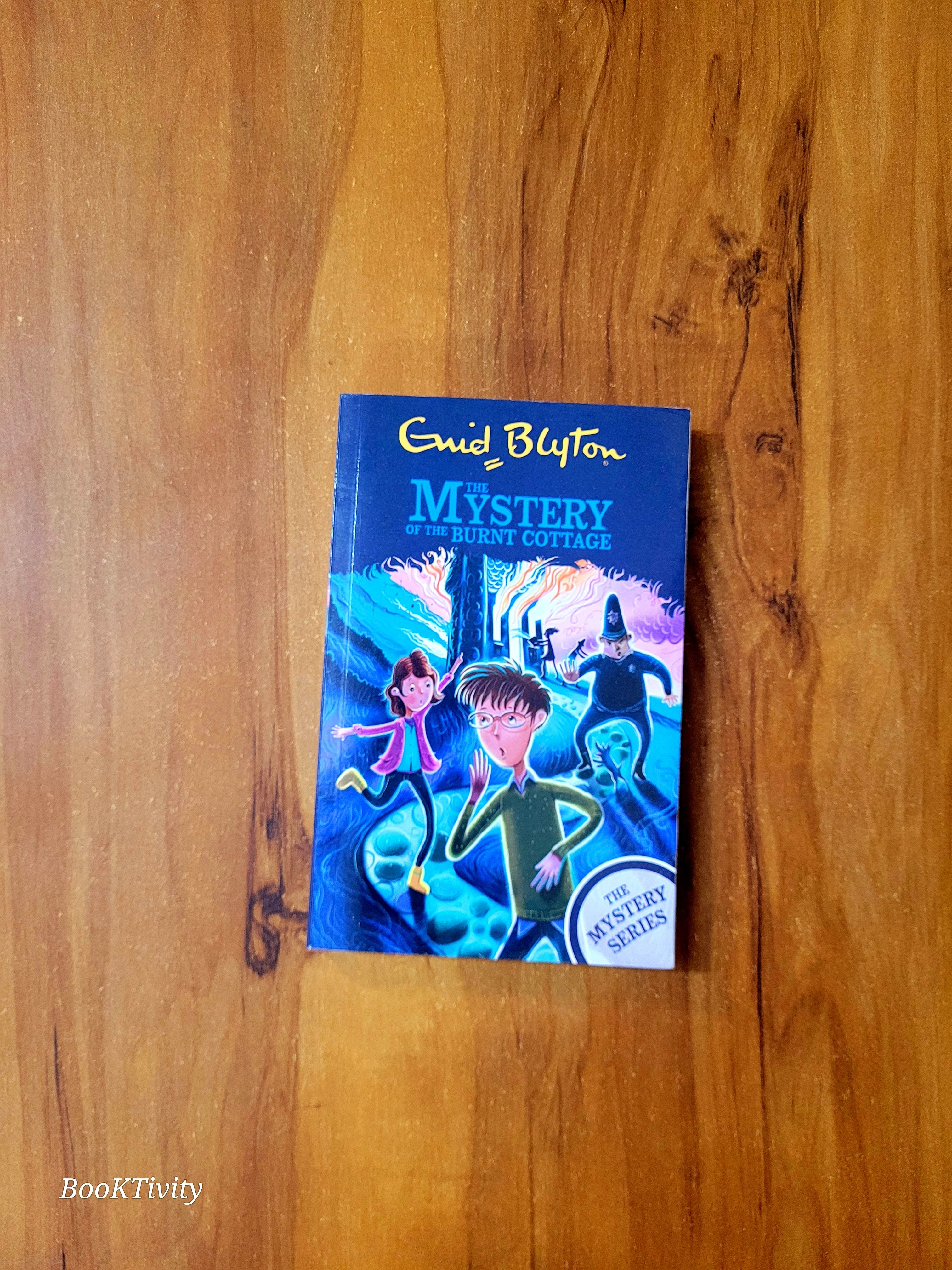 The Mystery of the burnt cottage by Enid blyton.