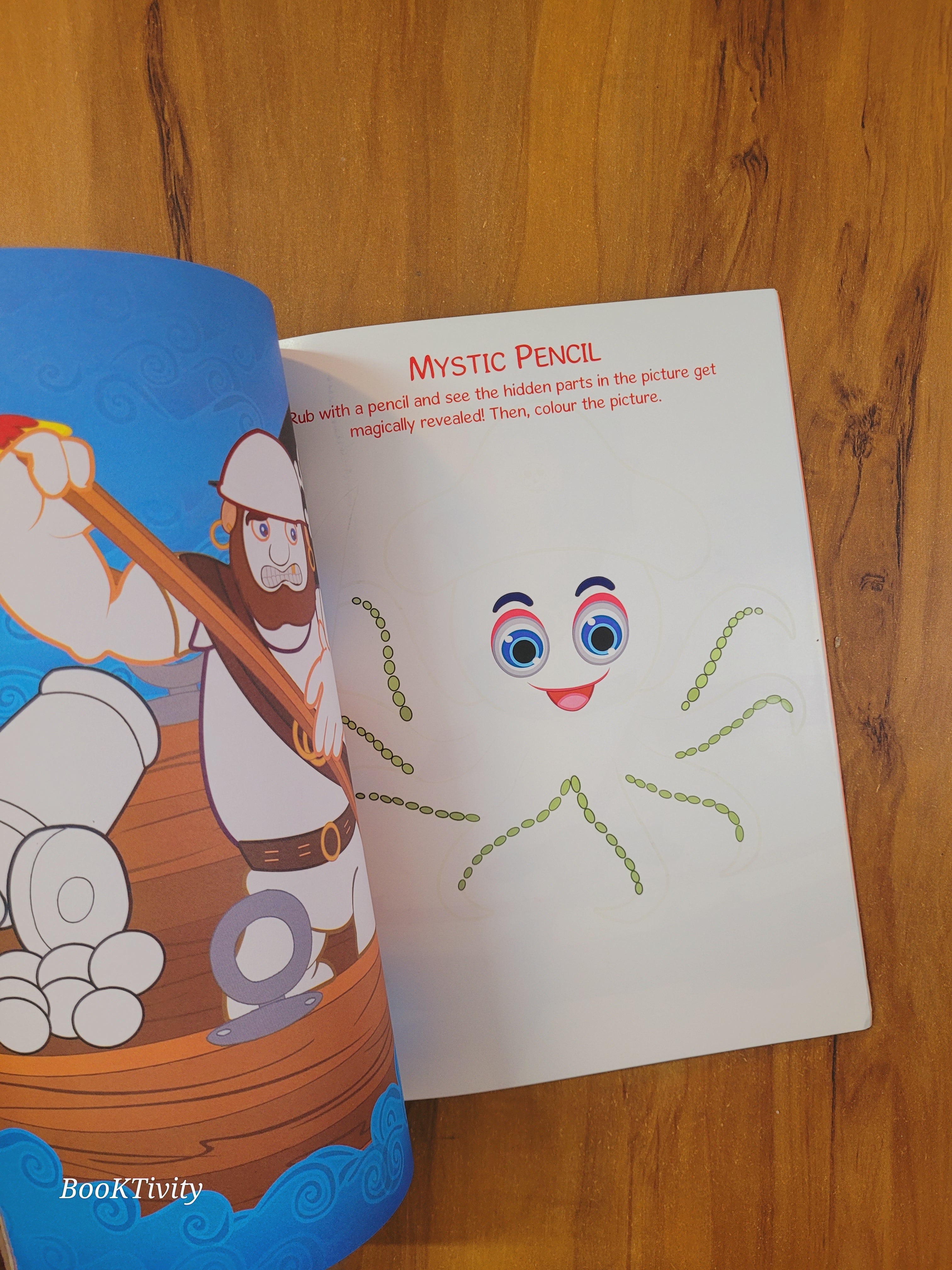 Pirate 5 in 1 colouring and stickers activity book