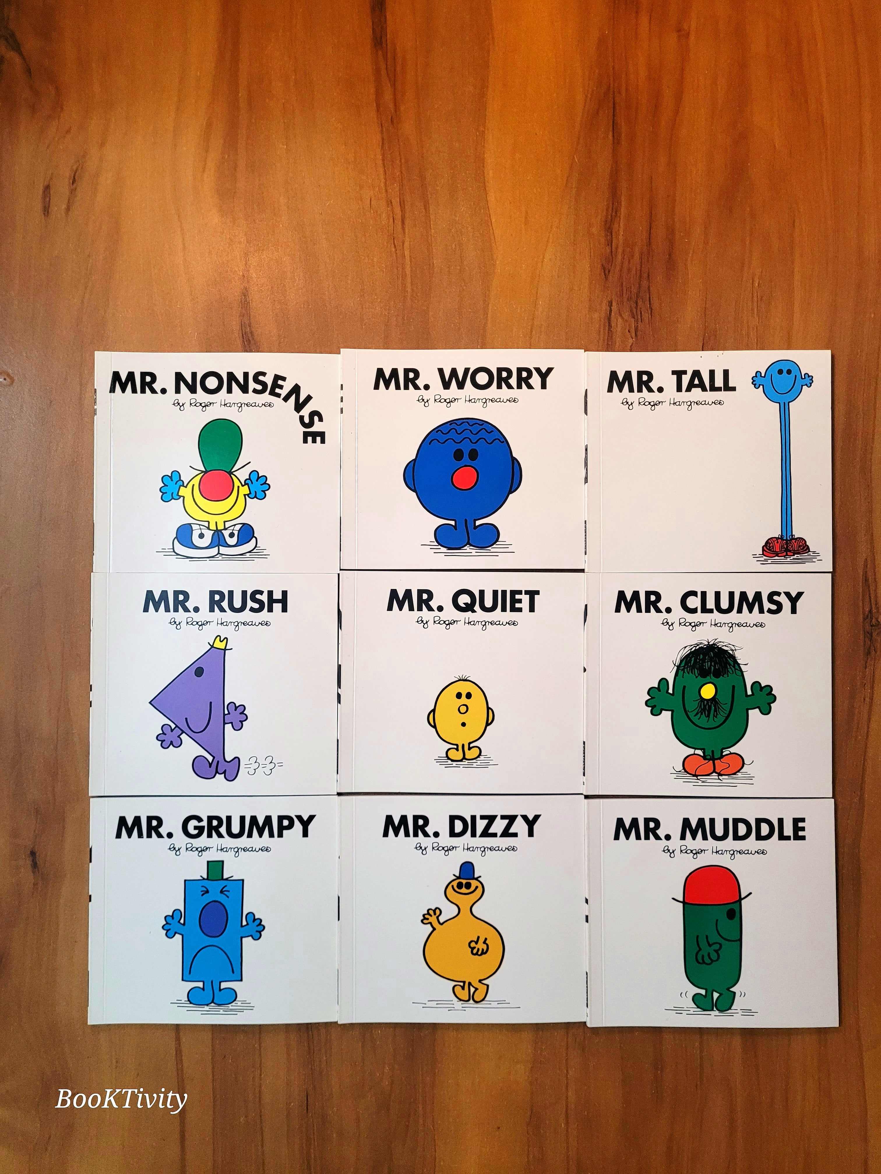 Mr Men series set of 9 new paperback