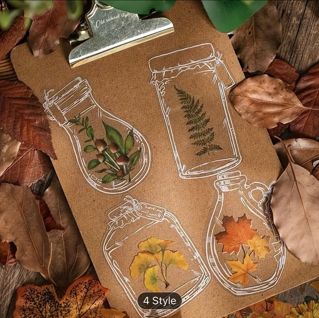 Fantasy Sticker Set with seasons for journal and crafting