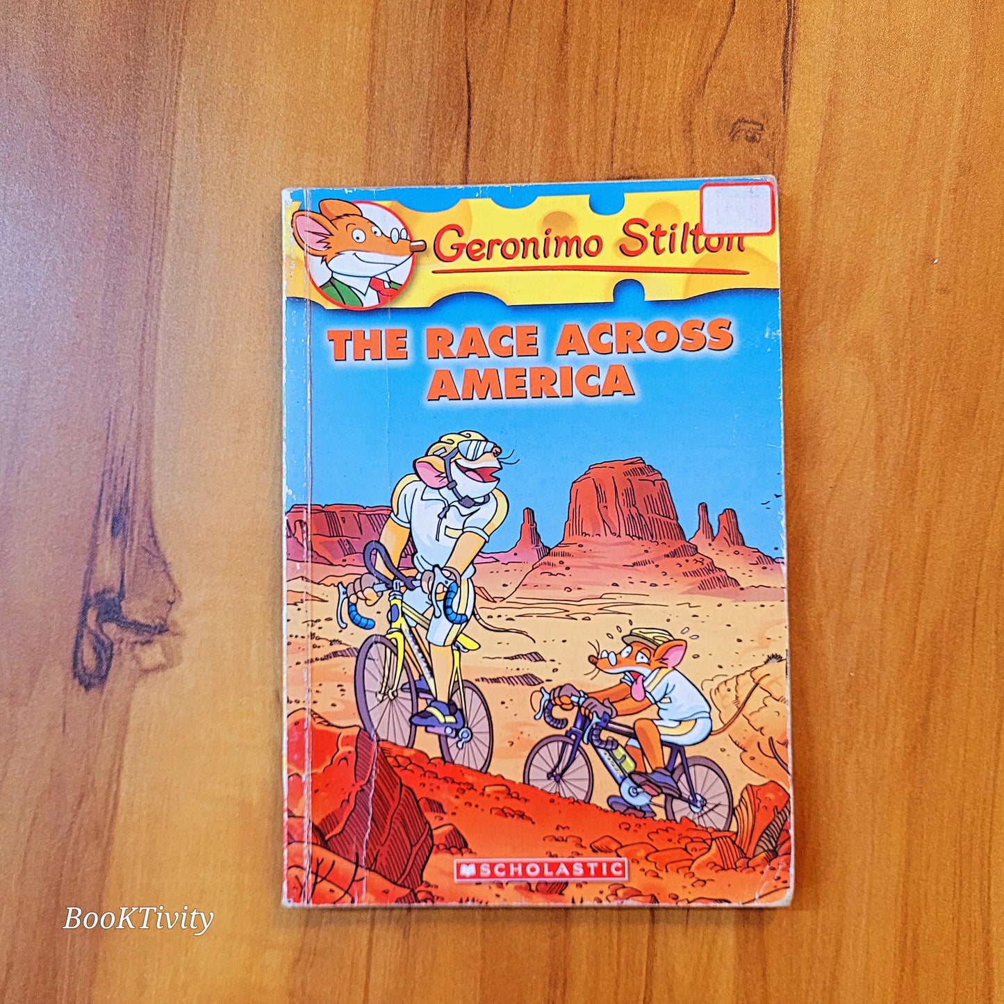 The Race across America Geronimo Stilton book no 37 Paperback excellent condition