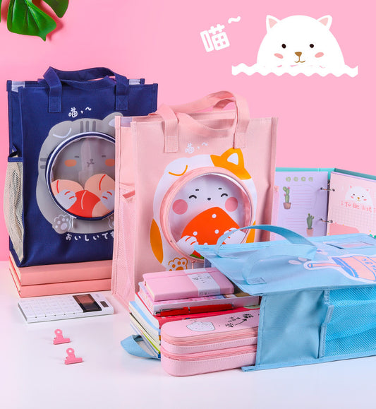 Kawaii Cute Pattern Versatile Carrying Bag, Lightweight Storage Bag For Women and kids Trendy HandbagVery sturdy attractive design great quality.