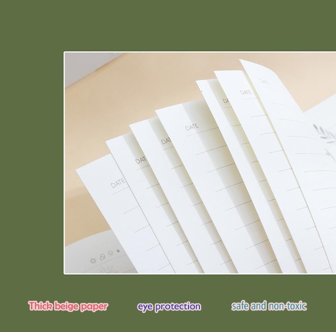 Floral notebook very high quality Ruled pages. 1pc.