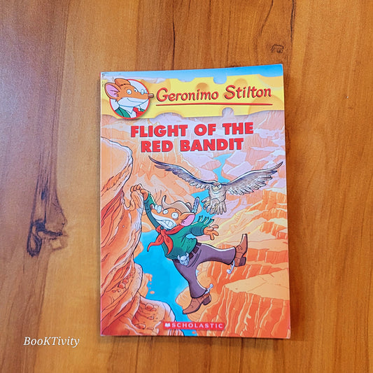 Flight of the red Bandit Geronimo Stilton book no 56 Paperback excellent condition