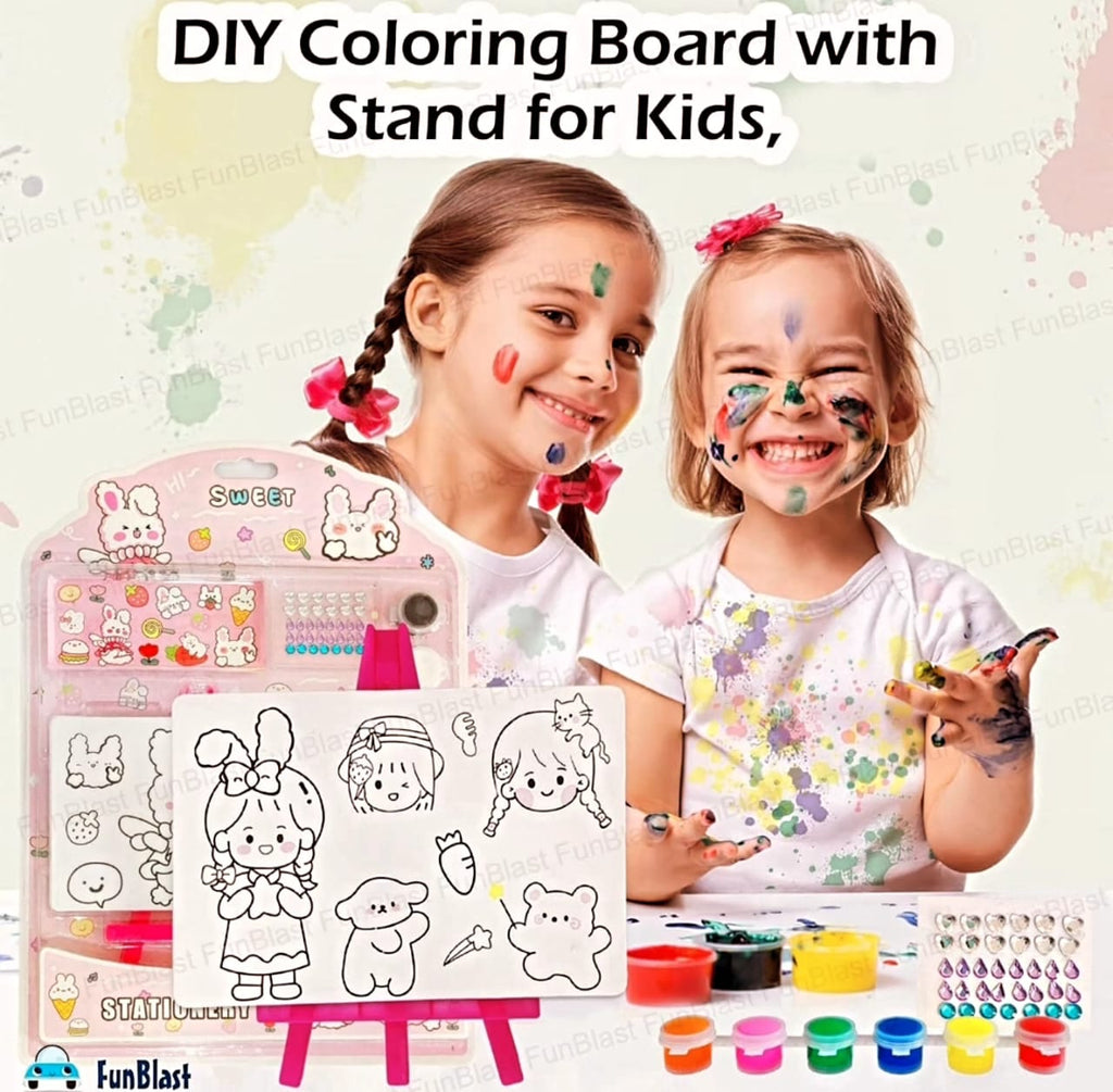 Kids drawing set. Best for gifting return gift party gift diy set. 1pc.