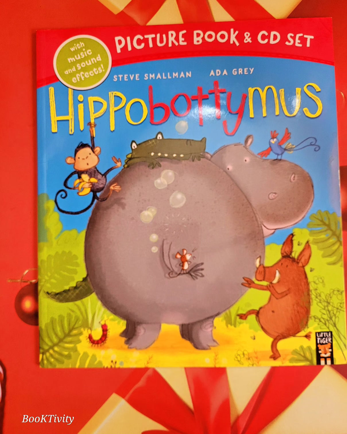 Hippobottymus book with cd, big size Picture Illustrated Story Book Preloved Paperback Excellent Condition