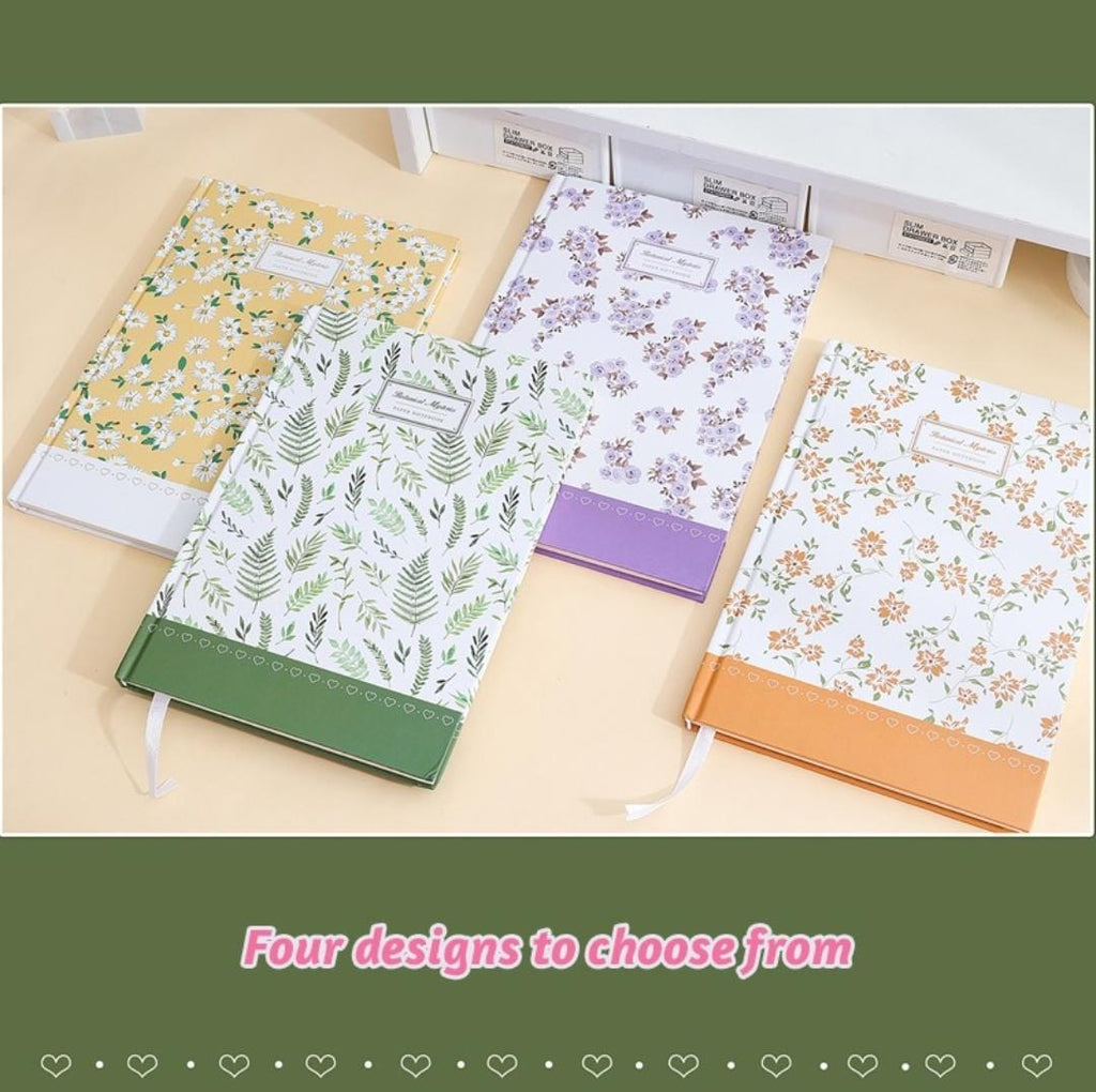 Floral notebook very high quality Ruled pages. 1pc.
