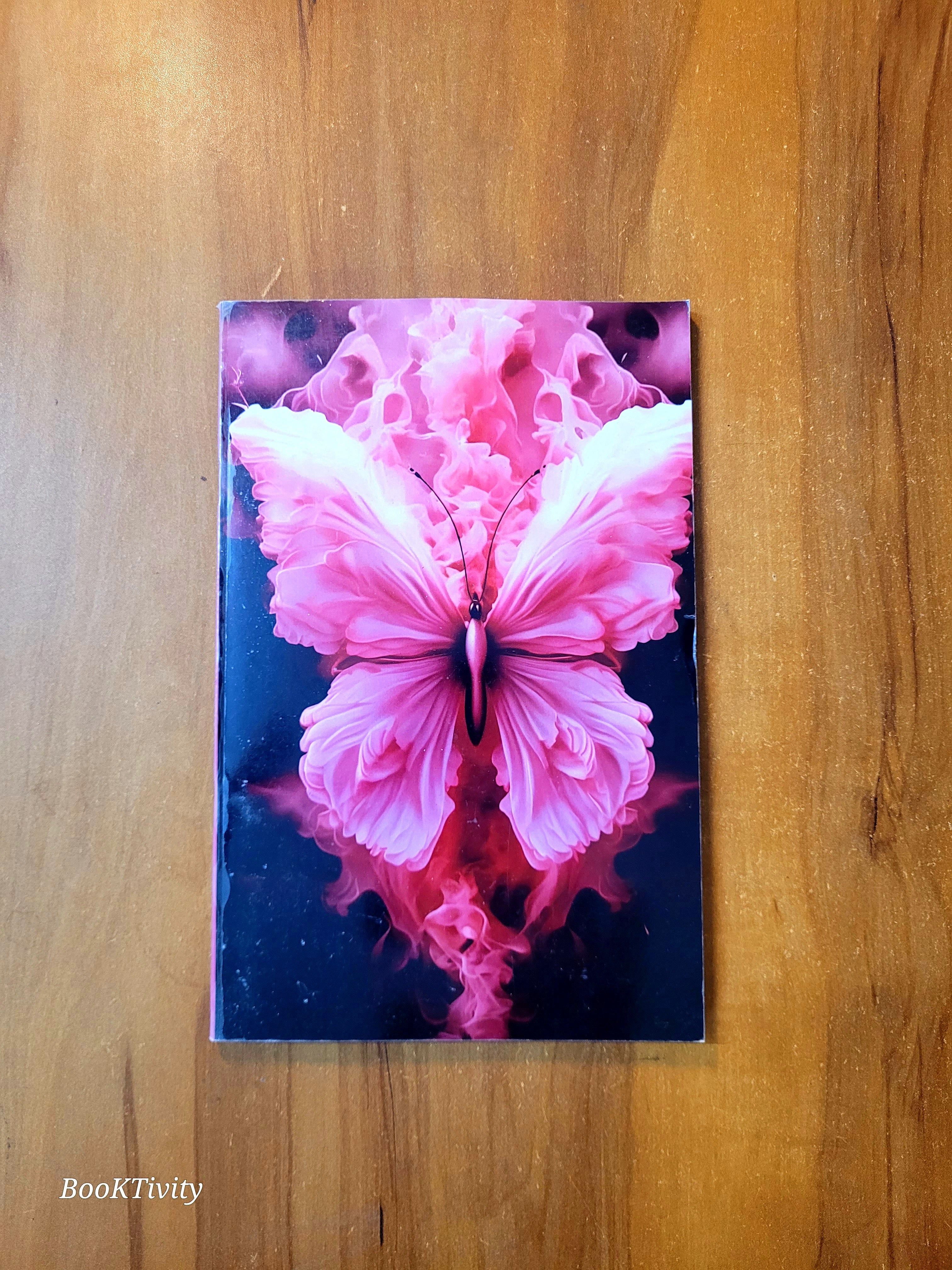 Fancy Notebook. White pages A5 size. 80 pages.