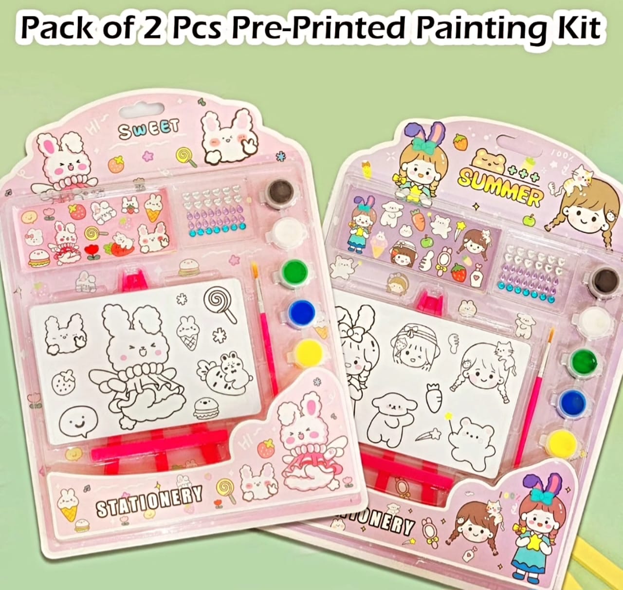 Kids drawing set. Best for gifting return gift party gift diy set. 1pc.