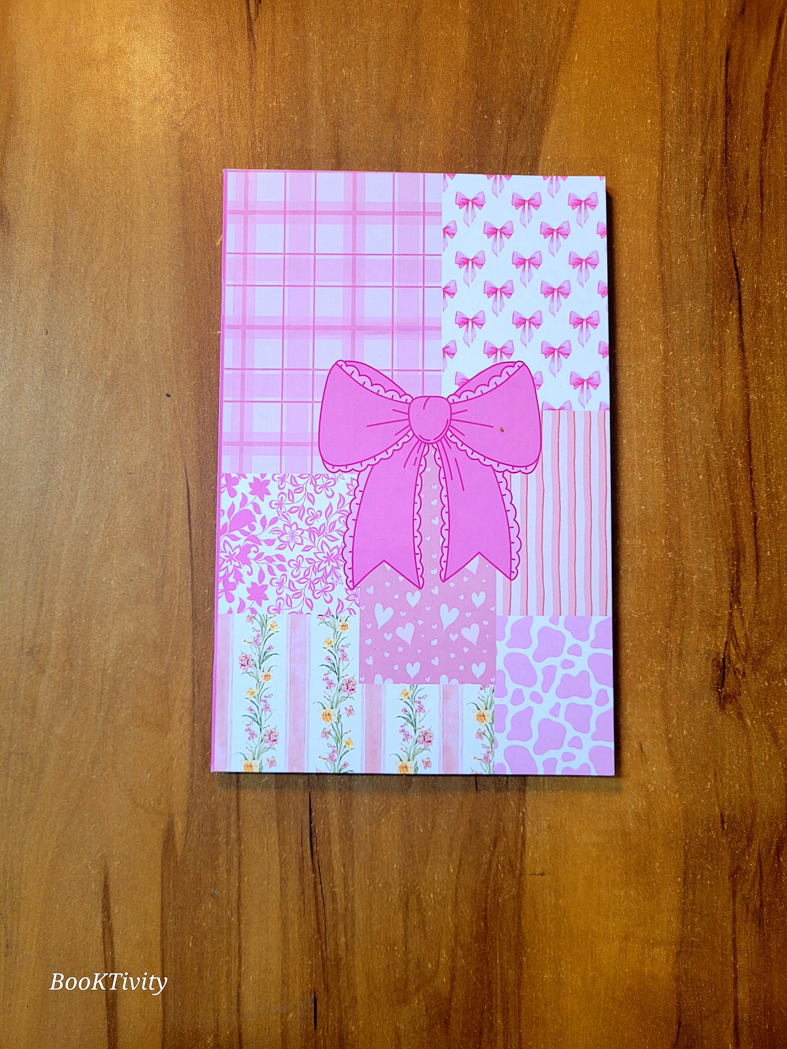 Fancy Notebook. White pages A5 size. 80 pages.